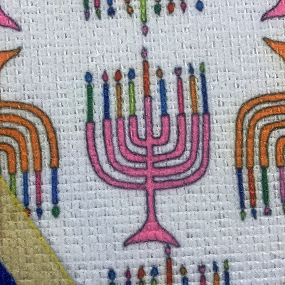 Hannukah Holiday Drying Mat Fast Drying, Absorbent Microfiber Folds new 16”x19” - Picture 6 of 9